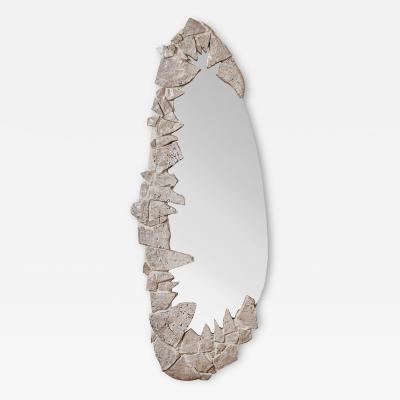 Leo Nataf Sculptural mirror by Leo Nataf