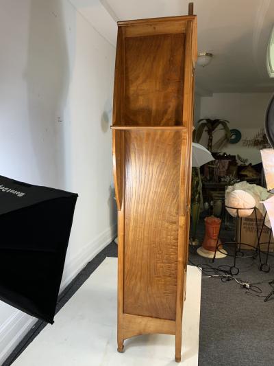 Leon Benouville EXCEPTIONAL INLAID ART NOUVEAU ARMOIRE BY LEON BENOUVILLE