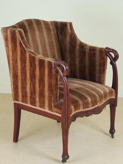 Leon Benouville Leon Benouville Art Nouveau Armchair