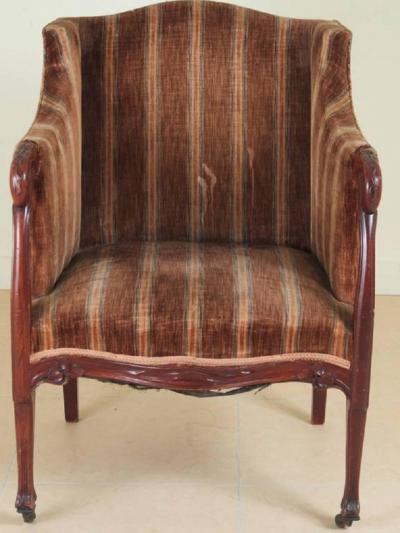 Leon Benouville Leon Benouville Art Nouveau Armchair