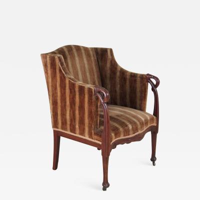 Leon Benouville Leon Benouville Art Nouveau Armchair