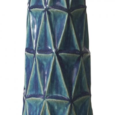 Leon Henri Galleto Table lamp with cubist relief by Leon Henri Galleto