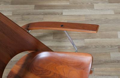 Leon Meyer Californian Studio Modern Teak Rocking Chair by Leon Meyer