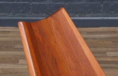 Leon Meyer Californian Studio Modern Teak Rocking Chair by Leon Meyer