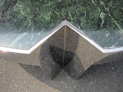 Leon Rosen Sculptural 1970s Leon Rosen for Pace Collection Steel and Marble Desk