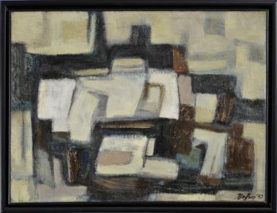 Leonard L Nelson Oil on Canvas by Leonard Nelson
