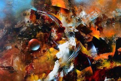 Leonardo M Nierman Leonardo M Nierman Acrylic on Board or Masonite