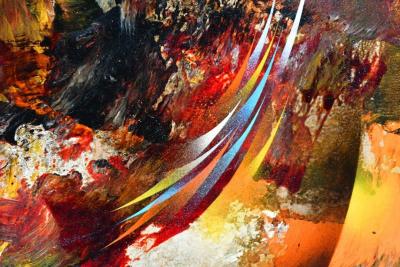 Leonardo M Nierman Leonardo M Nierman Acrylic on Board or Masonite