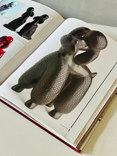 Leopold Anzengruber Charming Dog Poodle Sculpture Figurine by Leopold Anzengruber Austria 1950s