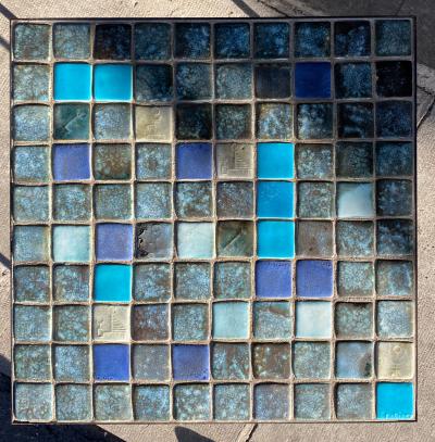 Les 2 Potiers Michelle et Jacques Serre Ceramic Coffee Table France 1960s