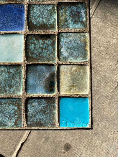 Les 2 Potiers Michelle et Jacques Serre Ceramic Coffee Table France 1960s