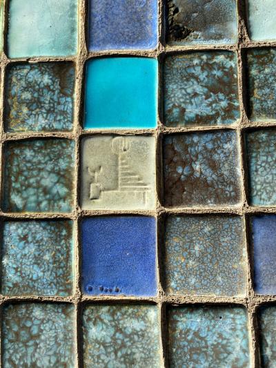 Les 2 Potiers Michelle et Jacques Serre Ceramic Coffee Table France 1960s