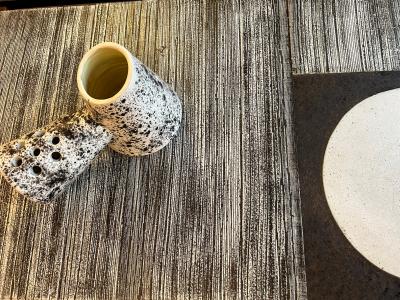Les 2 Potiers Michelle et Jacques Serre Ceramic Coffee Table by les 2 potiers France 1970s