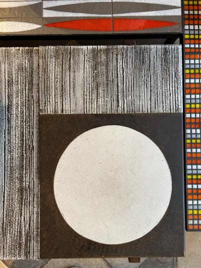 Les 2 Potiers Michelle et Jacques Serre Ceramic Coffee Table by les 2 potiers France 1970s