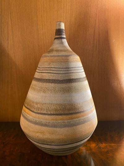 Les 2 Potiers Michelle et Jacques Serre Ceramic Vase by Les 2 Potiers France 1960s