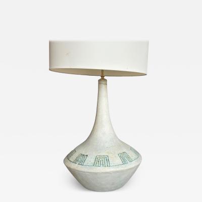 Les 2 Potiers Michelle et Jacques Serre Ceramic lamp by Les 2 Potiers France 1960s