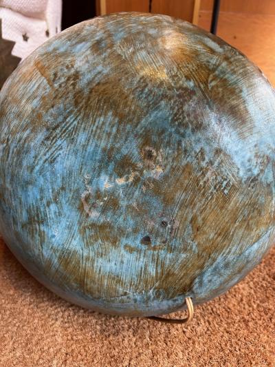 Les 2 Potiers Michelle et Jacques Serre Ceramic lamp by Les 2 Potiers France 1960s