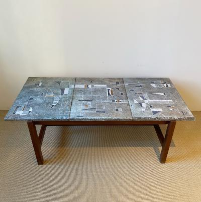 Les 2 Potiers Michelle et Jacques Serre LES 2 POTIERS CERAMIC TABLE