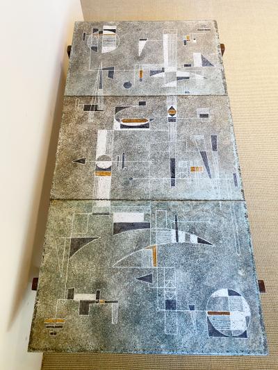 Les 2 Potiers Michelle et Jacques Serre LES 2 POTIERS CERAMIC TABLE