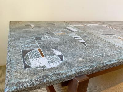 Les 2 Potiers Michelle et Jacques Serre LES 2 POTIERS CERAMIC TABLE