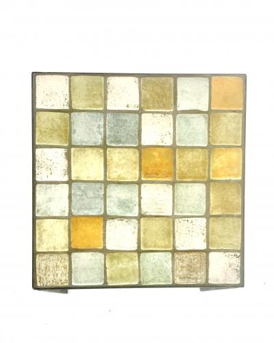 Les 2 Potiers Michelle et Jacques Serre LES 2 POTIERS MICHELLE ET JACQUES SERRE FRENCH CERAMIC SIDE TABLE