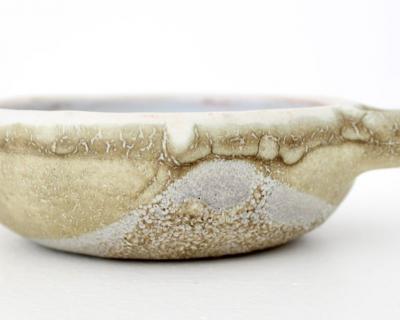 Les 2 Potiers Michelle et Jacques Serre Les 2 Potiers Michelle and Jacques Serre French Ceramic Dish Signed 2 Potiers
