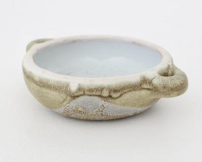 Les 2 Potiers Michelle et Jacques Serre Les 2 Potiers Michelle and Jacques Serre French Ceramic Dish Signed 2 Potiers