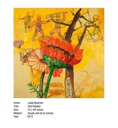 Leslie Bostrom Red Poppies