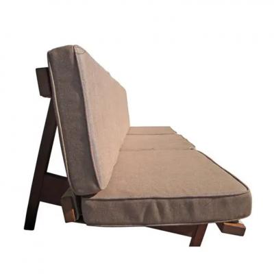 Lewis Butler Vintage Maple Frame Knoll Sofa by Lewis Butler for Knoll