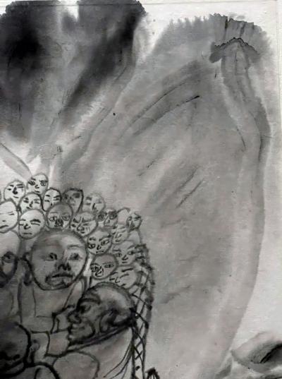 Li Jin Contemporary Chinese Ink Wash Painting by Li Jin