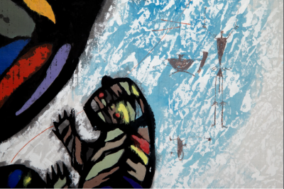 Li Zhong Liang Lion with Cubs