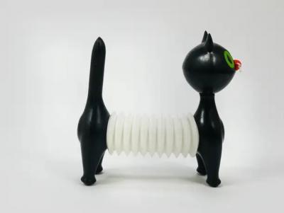 Libuse Niklova Accordion Squeaky Toy Cat Tomcat by Fatra Czechoslovakia 1960s