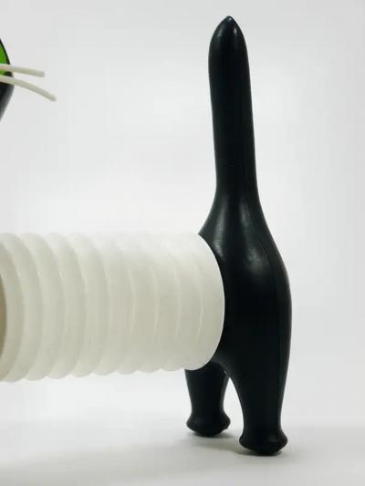 Libuse Niklova Accordion Squeaky Toy Cat Tomcat by Fatra Czechoslovakia 1960s