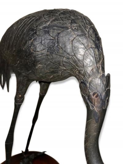 Life Size Janpanese Bronze heron