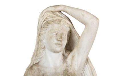 Life Size Marble Sculpture Statue of Air after the Antique by Le Hongre