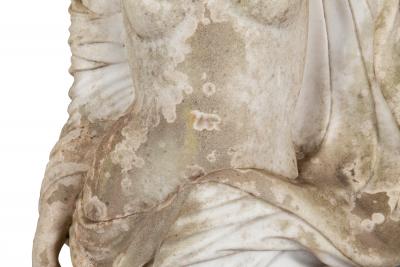 Life Size Marble Sculpture Statue of Air after the Antique by Le Hongre