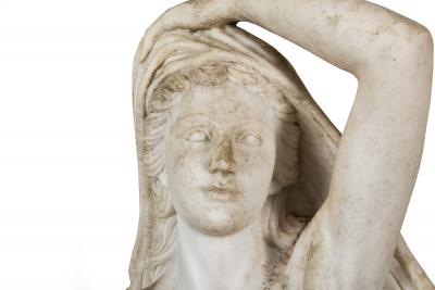 Life Size Marble Sculpture Statue of Air after the Antique by Le Hongre