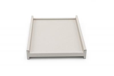 Light Gray Leather Valet Tray