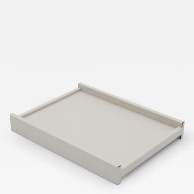 Light Gray Leather Valet Tray