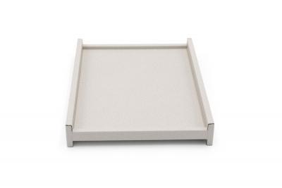 Light Gray Leather Valet Tray