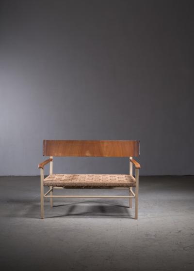 Light and transparent Scandinavian Modern sofa