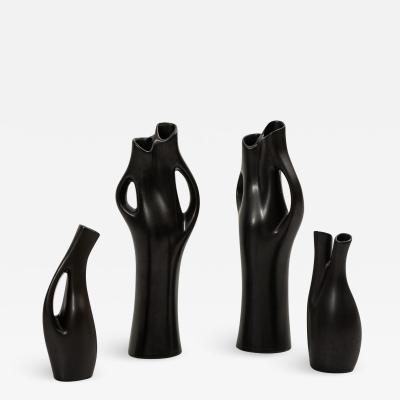 Lillemor Mannerheim Vases Mangania Produced by Upsala Ekeby