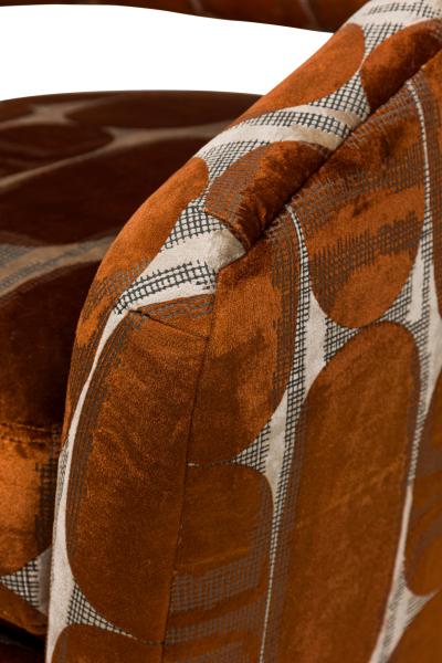Lillian August French Modern Swivel Tub Chair
