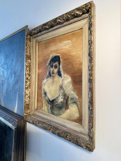 Lily Harmon Mid Century Portrait of Actress Paula Laurence Wife of Joseph Hirshhorn