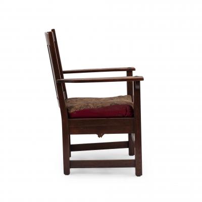 Limbert American Mission Oak Arm Chair