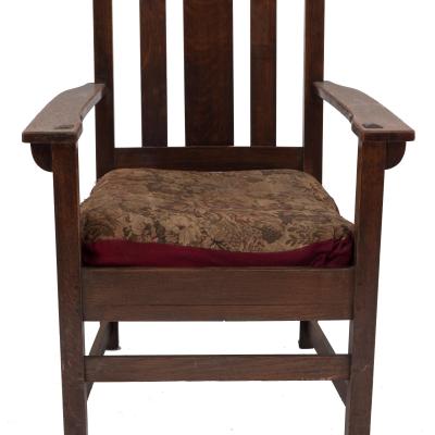 Limbert American Mission Oak Arm Chair