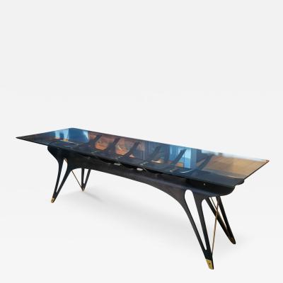 Limited Edition Handcrafted Italian representative black dinner table 2024