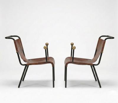 Lina Bo Bardi Bola Chairs from Casa de Vidro Brazil 1951 Pair