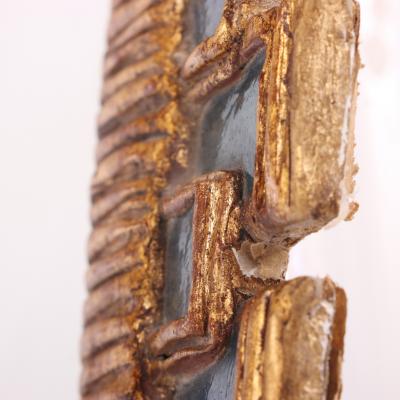 Line Vautrin A Small Geometric Blue Resin Mirror in the manner of Line Vautrin