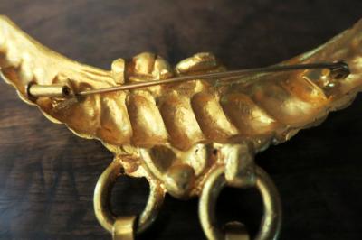 Line Vautrin Bronze Brooch by Line Vautrin